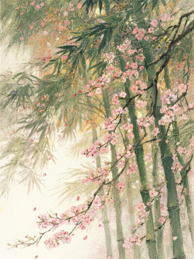 国风中式美学 人间四月芳菲尽 山寺桃花始盛开 国风壁纸 一颗酸苹果的壁纸库