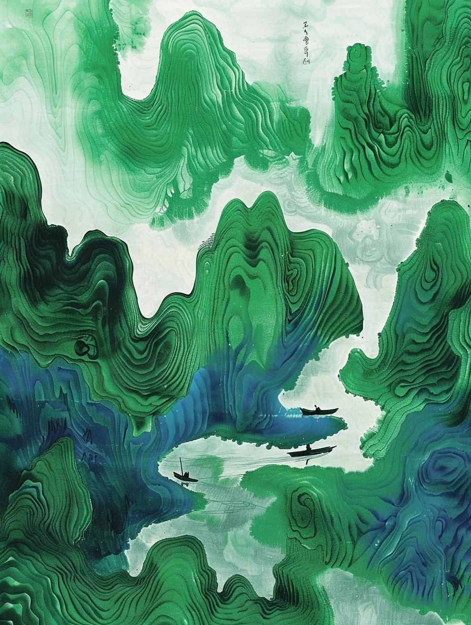 国风中式美学 上春山 国风壁纸 一颗酸苹果的壁纸库