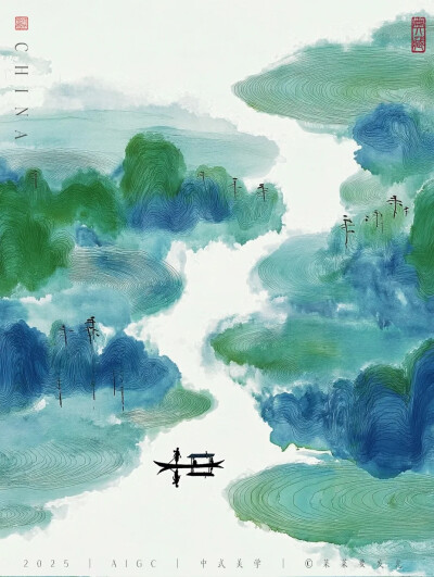 国风中式美学 山水千重 国风壁纸 一颗酸苹果的壁纸库