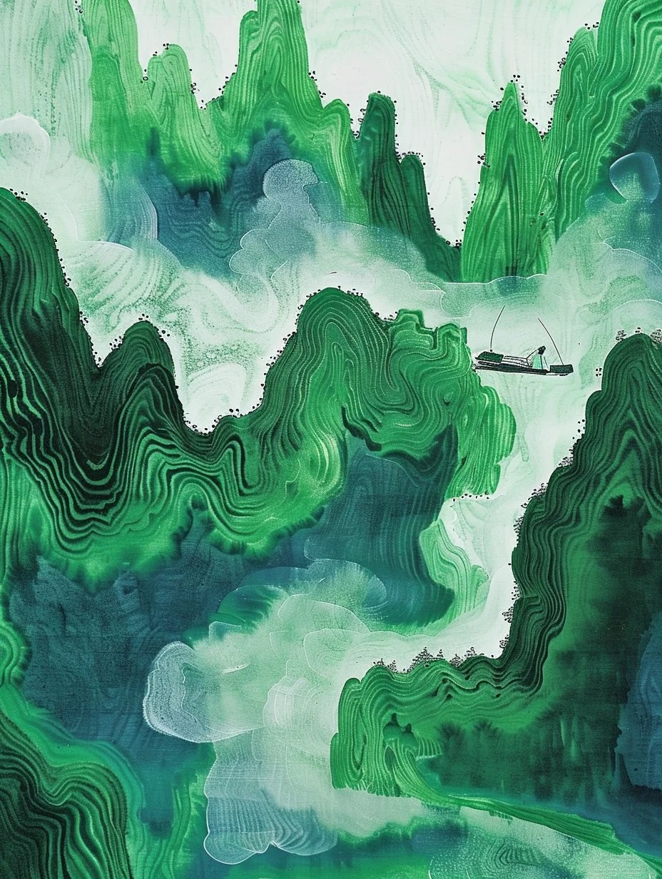 国风中式美学 上春山 国风壁纸 一颗酸苹果的壁纸库