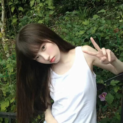 绿色女头