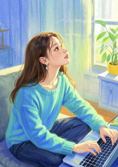 认真的时候真美