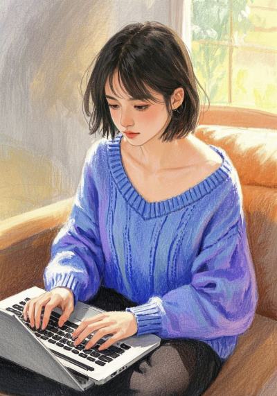 认真的时候真美