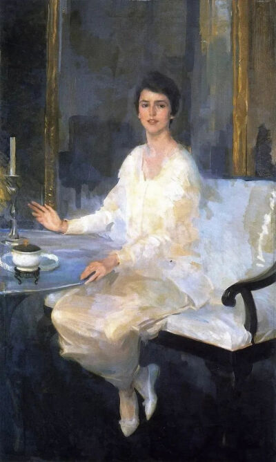 《欧内斯特》Ernesta
塞西莉亚·博克斯（Cecilia Beaux）
1914年；182.3 * 110.2 cm；画布油画
美国大都会艺术博物馆收藏
