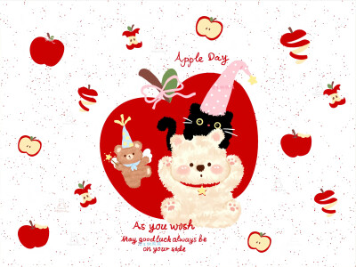 可爱iPad平板壁纸
画师：劈叉的熊熊
#插画壁纸#