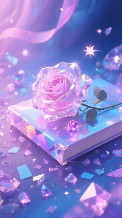水晶玫瑰花