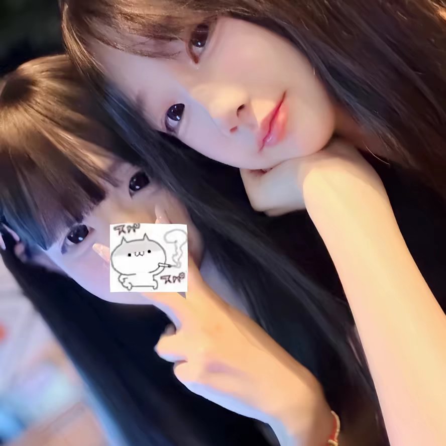 真人闺蜜头像