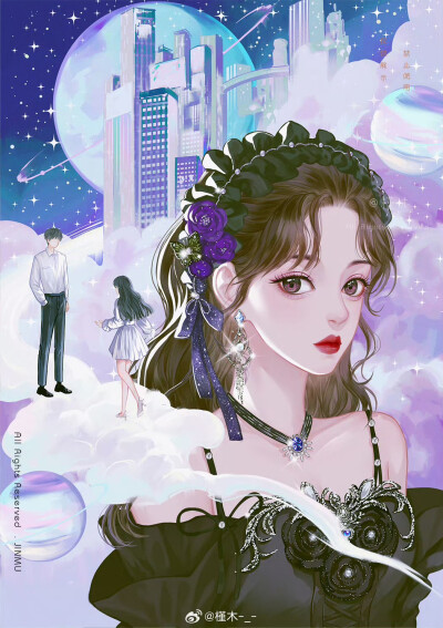 插画精选｜画师：槿木-_-