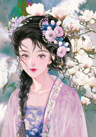 插画精选｜画师：槿木-_-
