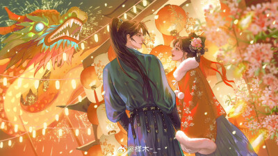 插画精选｜画师：槿木-_-