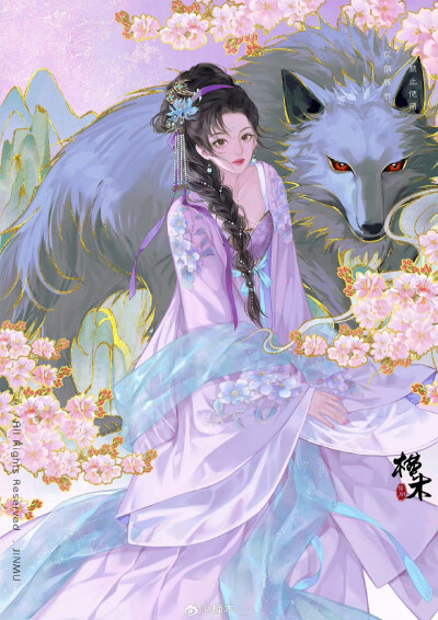 插画精选｜画师：槿木-_-