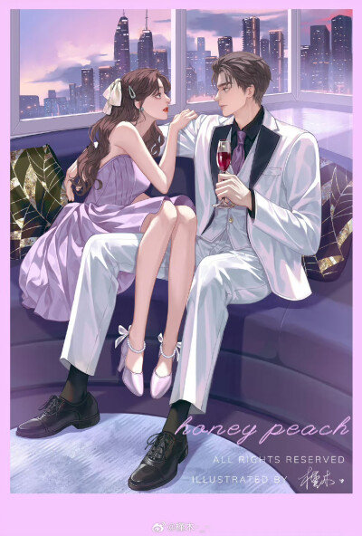 插画精选｜画师：槿木-_-
