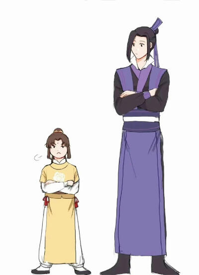 一个教他有礼 一个教他傲气