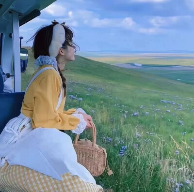 女生头像（侵删）（也可用作朋友圈背景喔）