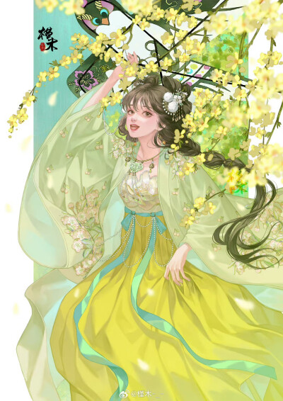 插画精选｜画师：槿木-_-