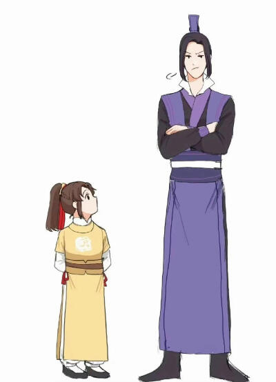 一个教他有礼 一个教他傲气