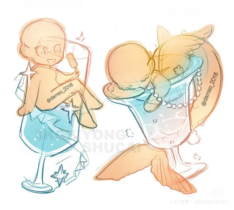 人体线稿，各个地方收集的好看线稿