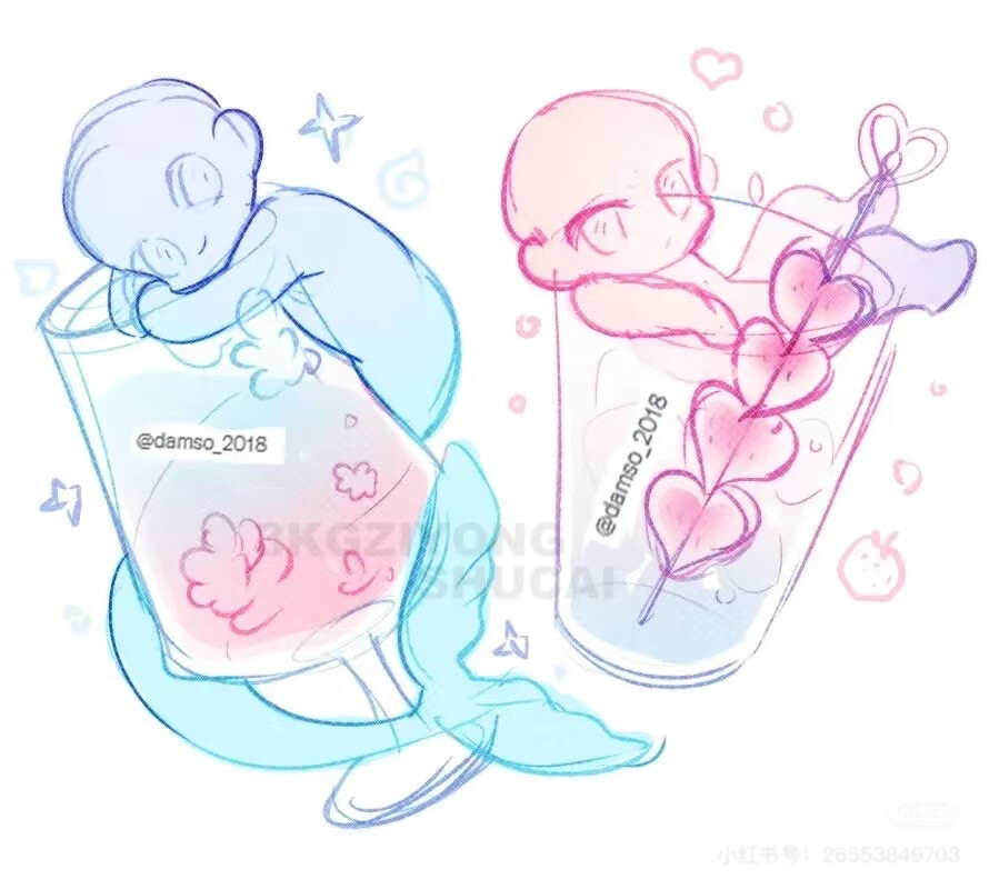 人体线稿，各个地方收集的好看线稿