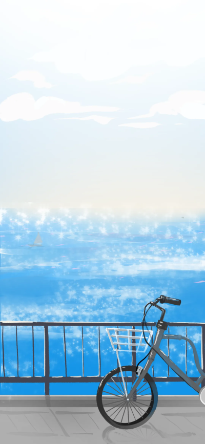 蓝色系 星星 绘画 壁纸 背景 