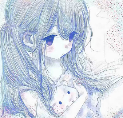 蓝色系头像
