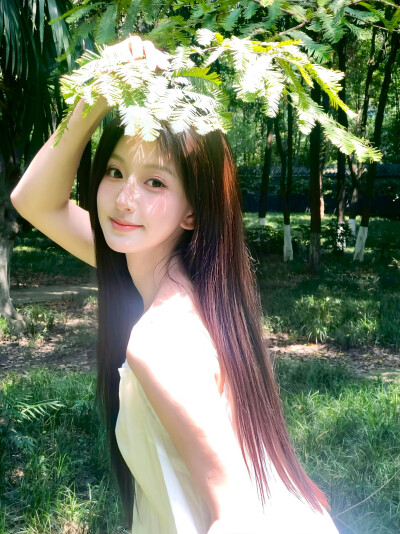 绿色系女头 光感女头 氛围感女头