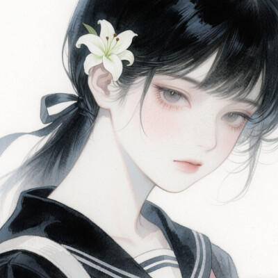 动漫女头（al）
图源豆包