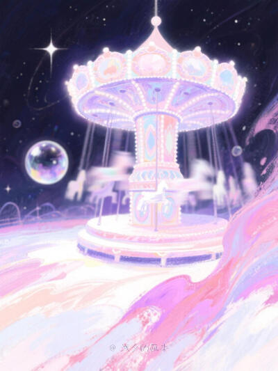 梦幻旋转木马乐园