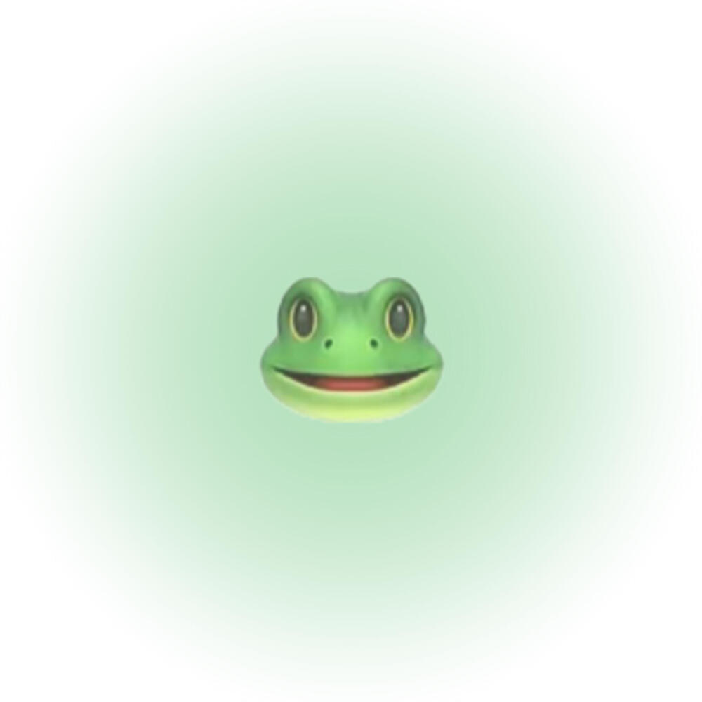 绿色系emoji表情头像