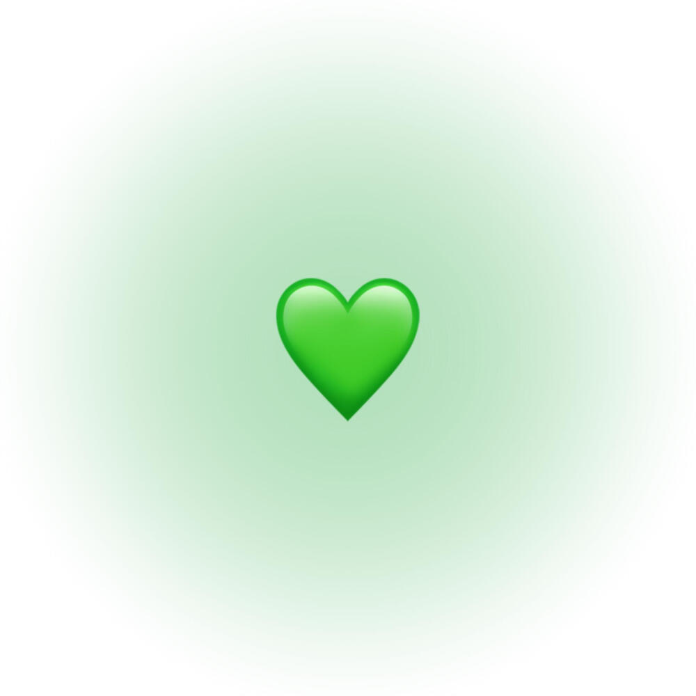 绿色系emoji表情头像