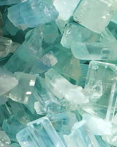青色水晶背景图