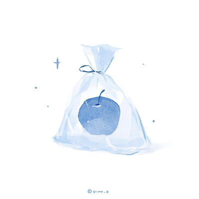 blue
图源：Blue：d
#治愈系插画分享#