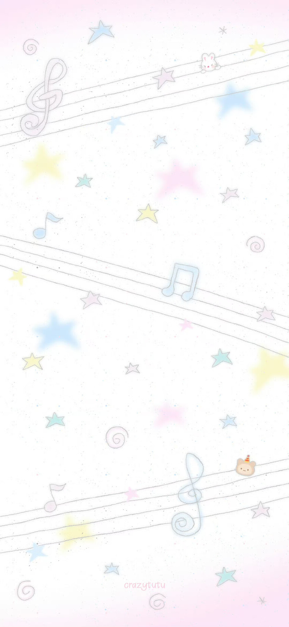 小清新少女心配色壁纸套图