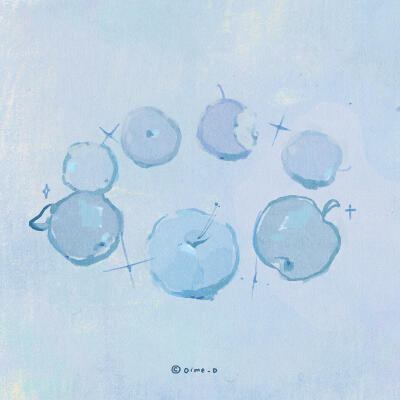 blue
图源：Blue：d
#治愈系插画分享#