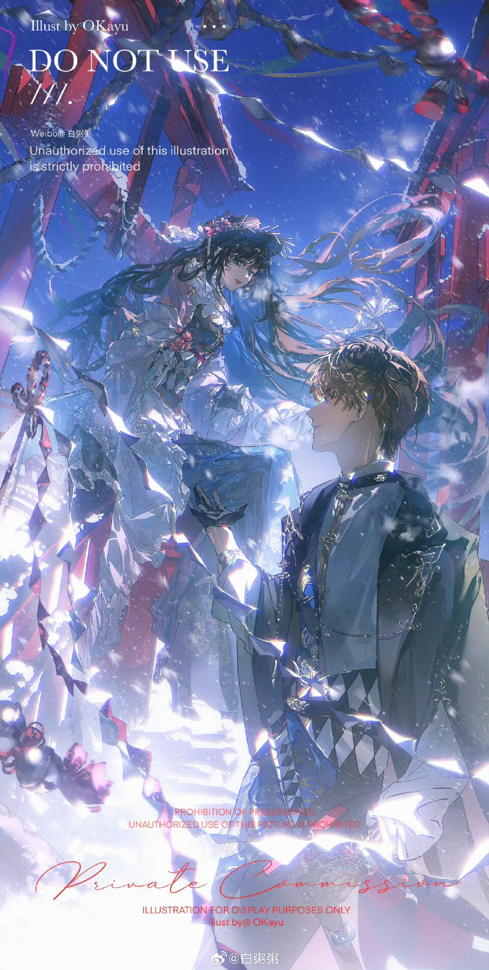 插画精选｜画师：白粥粥