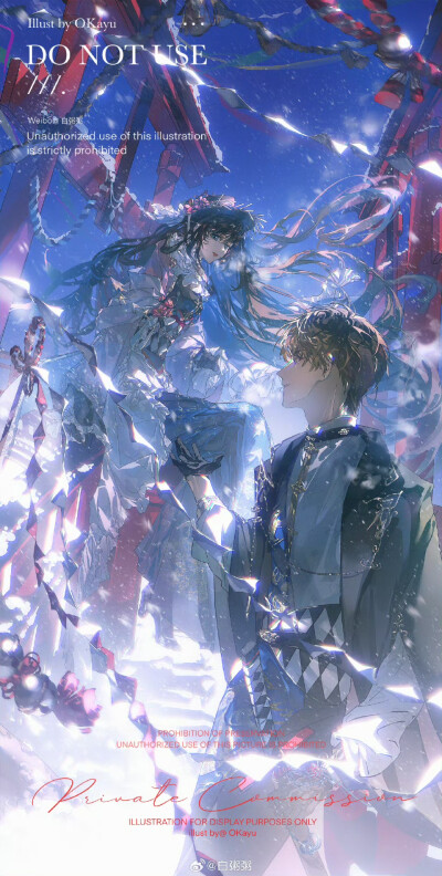 插画精选｜画师：白粥粥