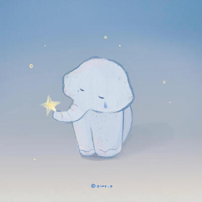 blue
图源：Blue：d
#治愈系插画分享#