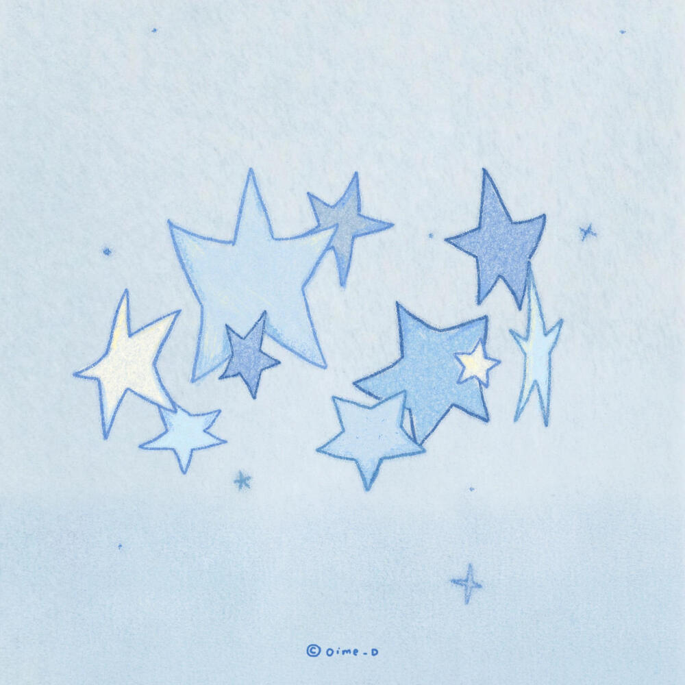 blue
图源：Blue：d
#治愈系插画分享#