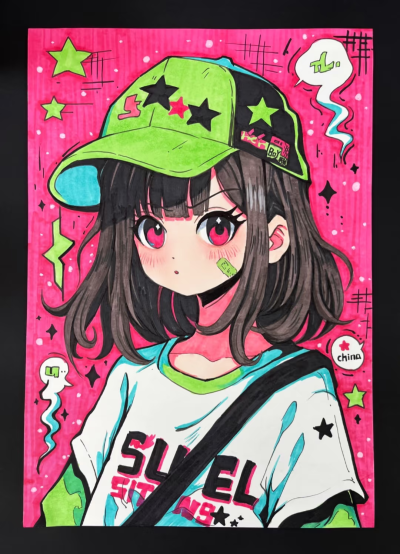 黑白人物写生