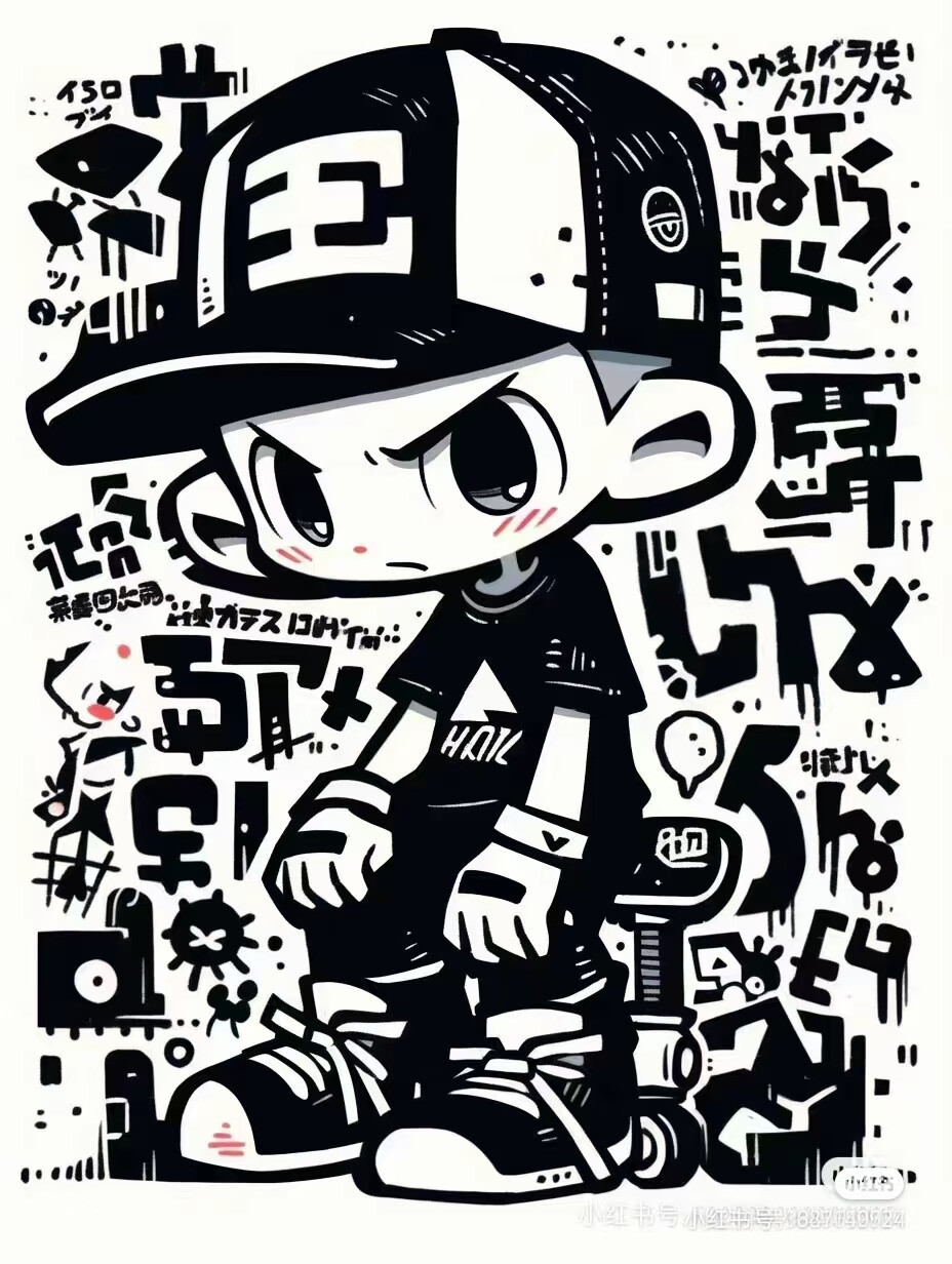 黑白人物