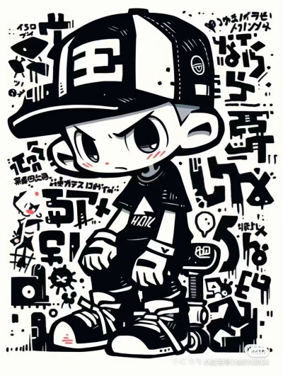黑白人物