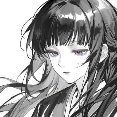 精品 动漫 男头 女头 死亡笔记 弥海砂 五条悟 亚文化 黑白