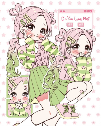 画师：고스트피치
ins：gh0st.peach ​​​