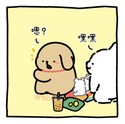 线条小狗