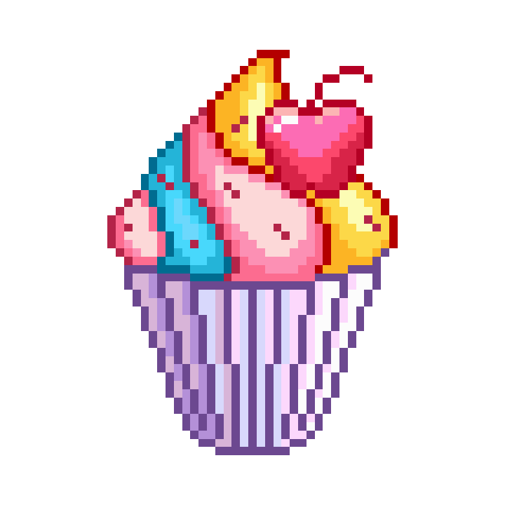 像素美食贴纸素材