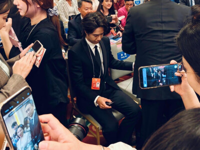王一博 “全球文明对话部长级会议”开幕式