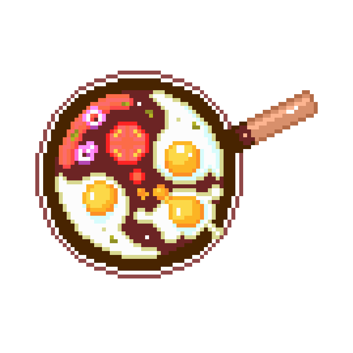 像素美食贴纸素材