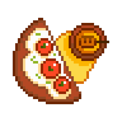 像素美食贴纸素材