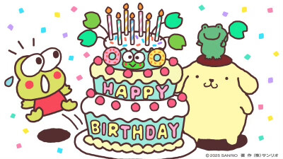 大眼蛙生日快乐