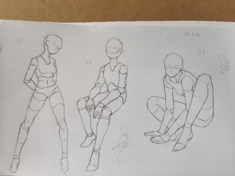 练习 图源xhs:速写超人寸寸