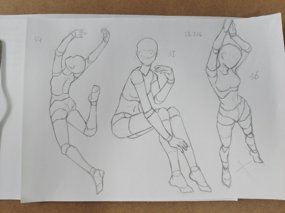 练习 图源xhs:速写超人寸寸